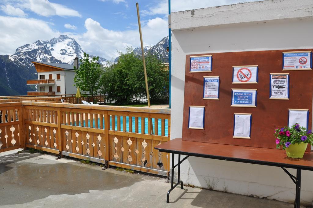 Hotel Les Clarines Les Deux Alpes Exteriör bild